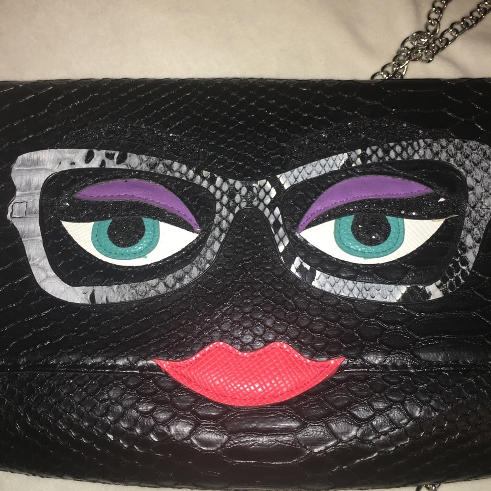 New Fun face crossbody purse